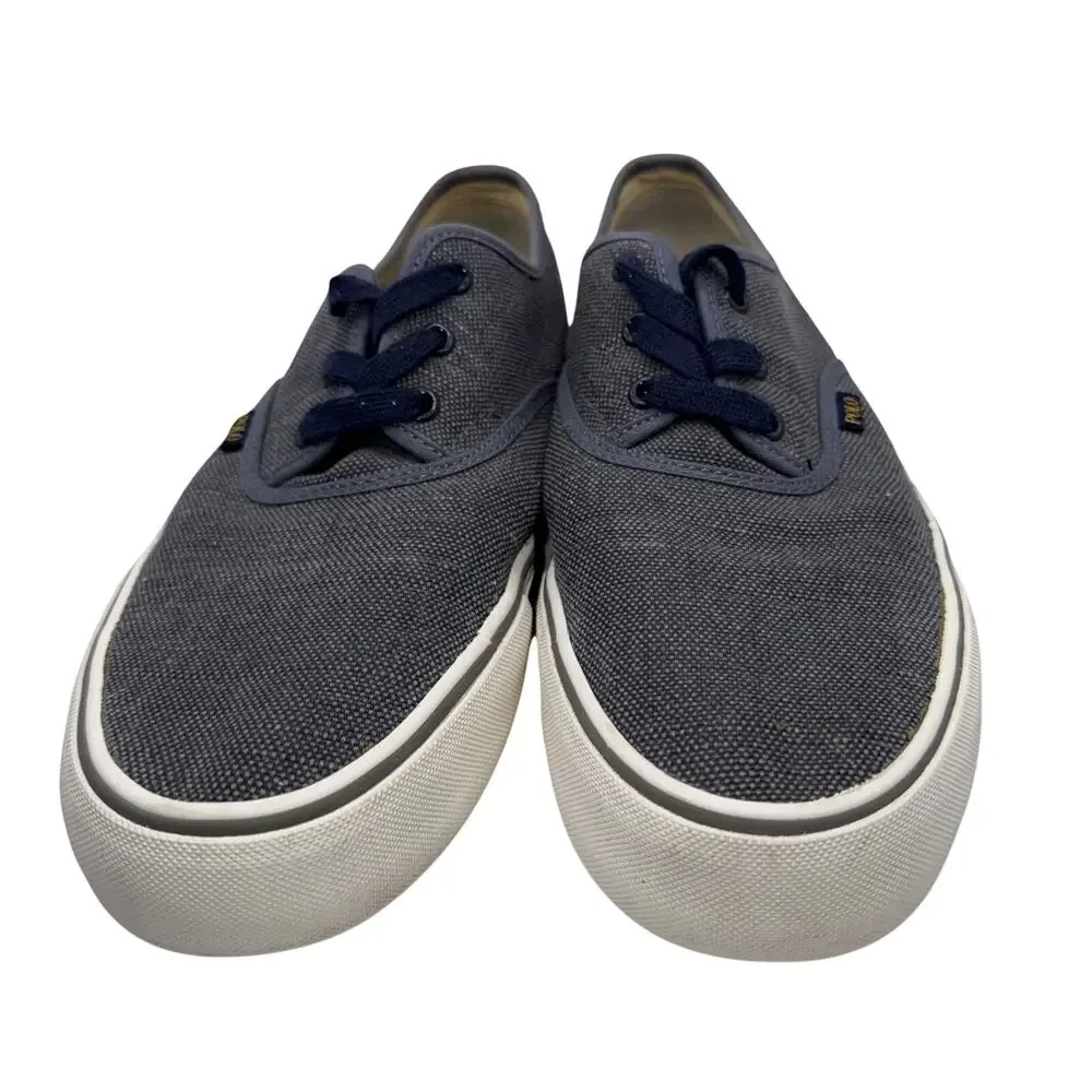 Size 11.5 D - Men’s Polo Ralph Loren Morray Burlap Casual Shoes - Gray